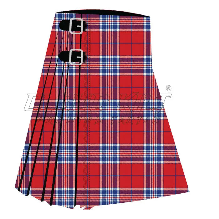 American District Premium Tartan Kilt - CLOUD KILT