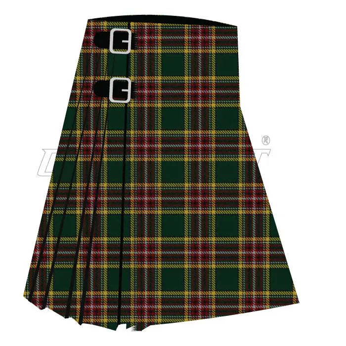 Anthony Plaid Stewart Premium Tartan Kilt - CLOUD KILT