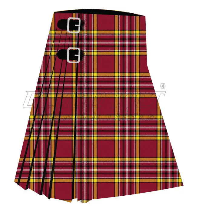 Anthony Red Plaid Premium Tartan Kilt - CLOUD KILT