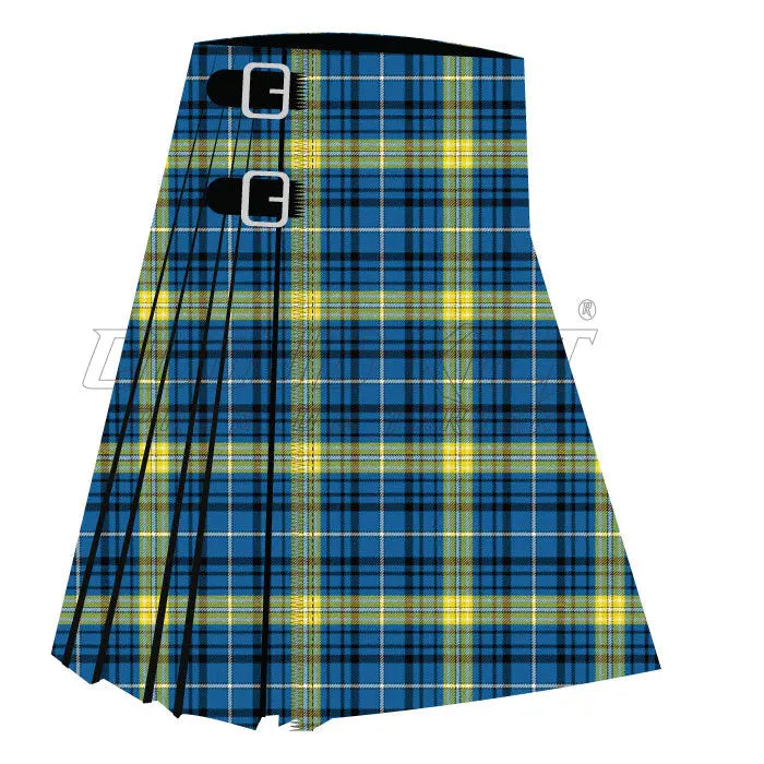 Avalon Carroll House Premium Tartan Kilt - CLOUD KILT