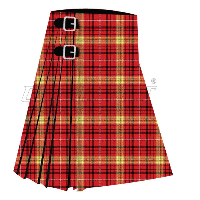 Avalon Stewart House Premium Tartan Kilt - CLOUD KILT