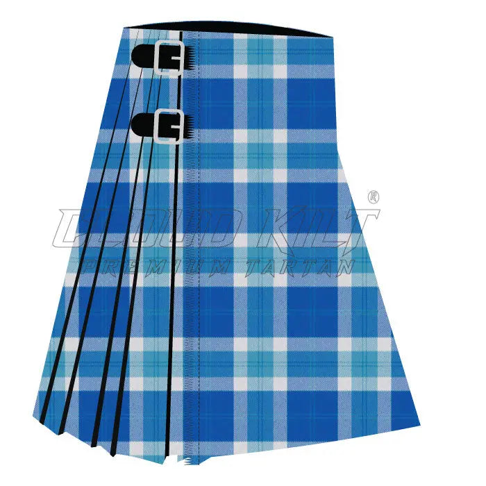 Bannockbane Blue Premium Tartan Kilt - CLOUD KILT