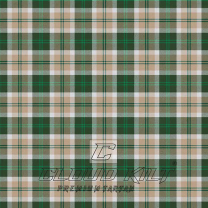 Bannockbane Dark Green Premium Tartan Kilt CLOUD KILT