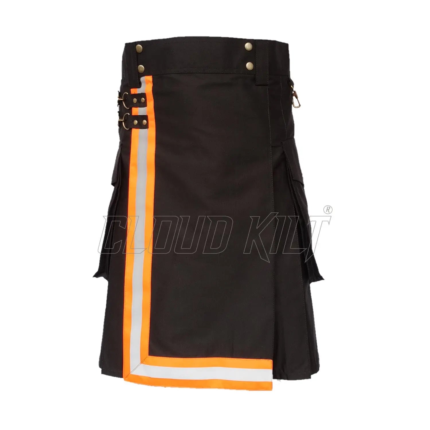 Black High Visibility Firefighter Kilt CLOUD KILT