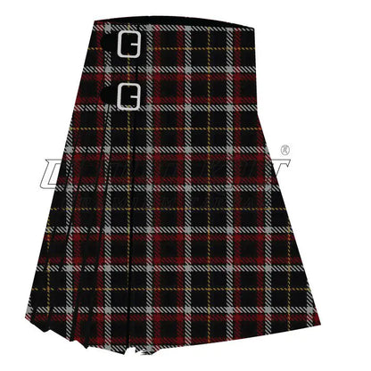 Black Symmetrical Premium Tartan Kilt - CLOUD KILT