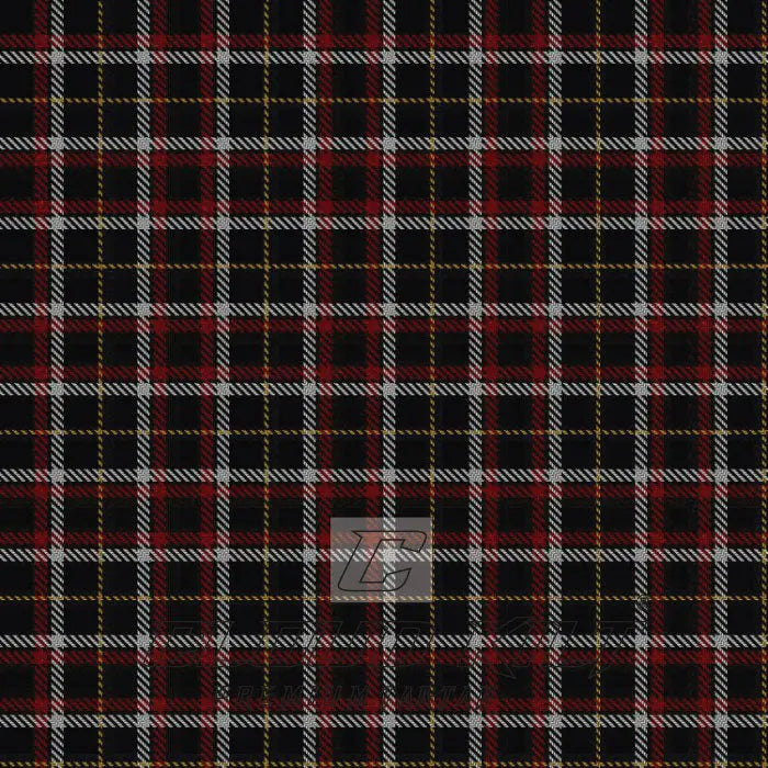 Black Symmetrical Premium Tartan Kilt CLOUD KILT