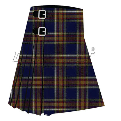 Blue Rust Premium Tartan Kilt - CLOUD KILT