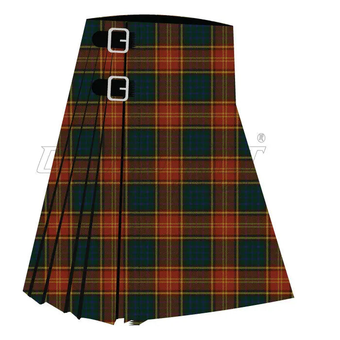 County Roscommon Premium Tartan Kilt - CLOUD KILT