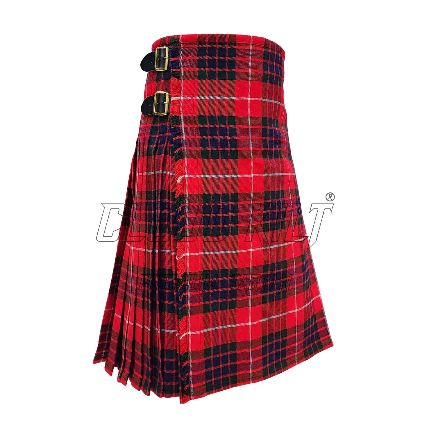 Fraser Red Modern Tartan Kilt CLOUD KILT