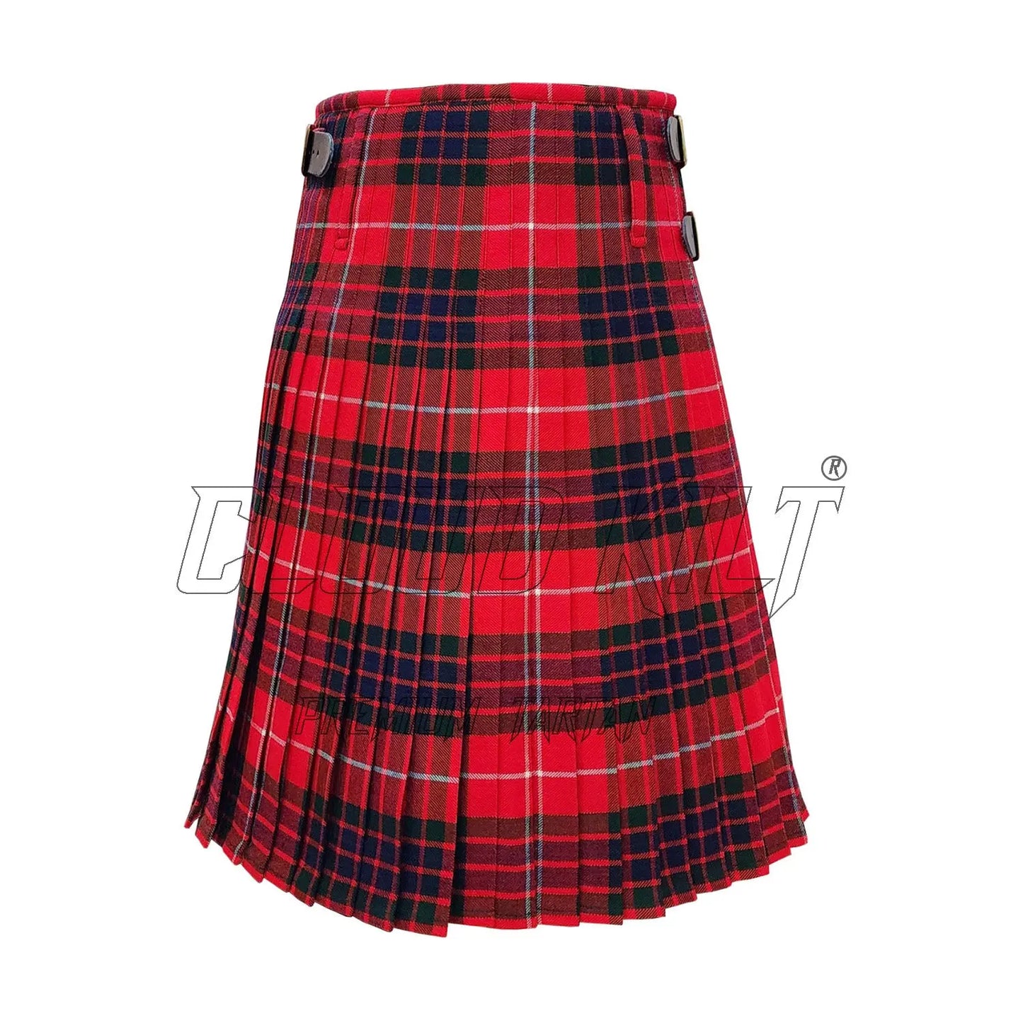 Fraser Red Modern Tartan Kilt CLOUD KILT