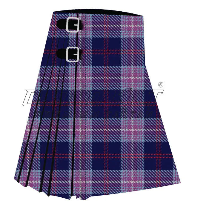 Kerrigan William George Family Premium Tartan Kilt CLOUD KILT