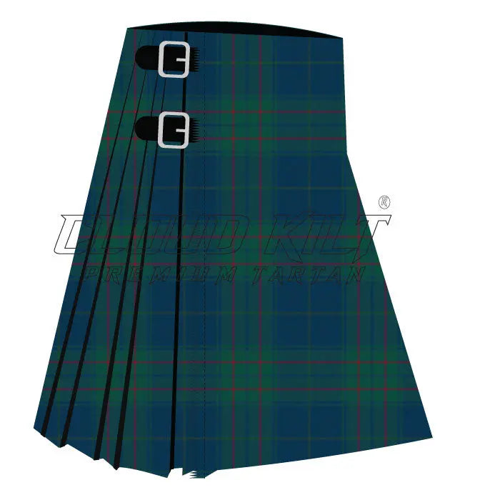 Lands End Blue Premium Tartan Kilt CLOUD KILT