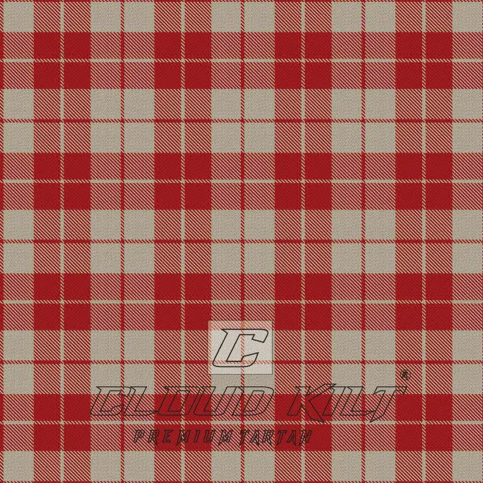 Lewis Red Premium Tartan Kilt CLOUD KILT