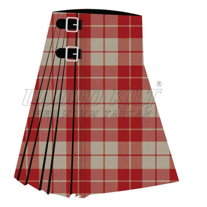 Lewis Red Premium Tartan Kilt CLOUD KILT