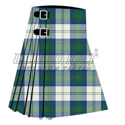 Lindsay Dress Green Premium Tartan Kilt CLOUD KILT