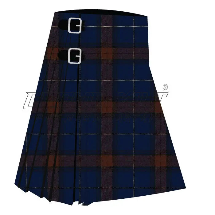 Linke Almut Modern Premium Tartan Kilt CLOUD KILT