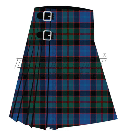 Lochaber Cameron Modern Premium Tartan Kilt CLOUD KILT