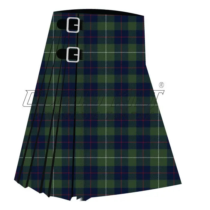 London Regiment Modern Premium Tartan Kilt CLOUD KILT