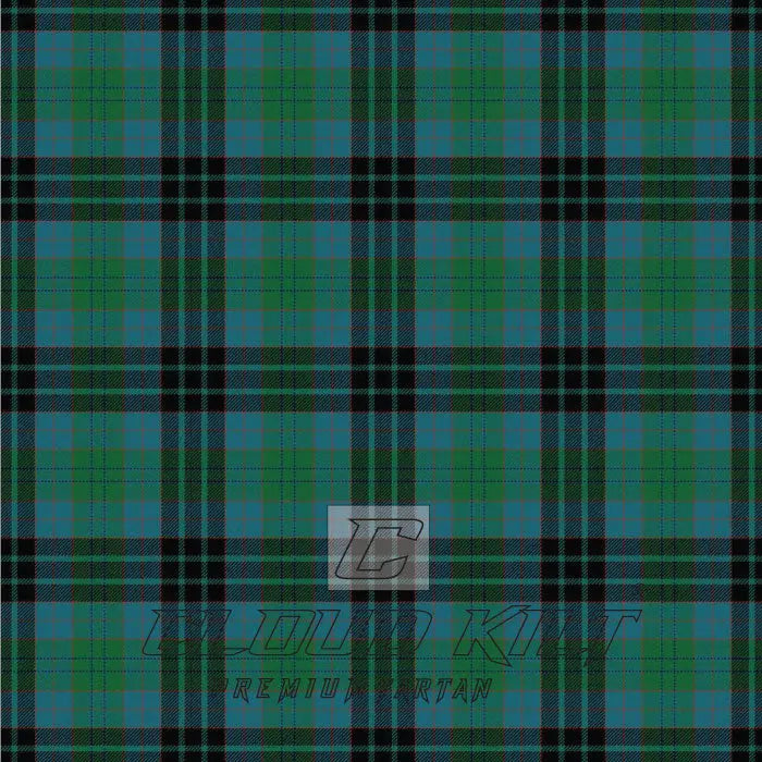 Lumsden Hunting Green Ancient Premium Tartan Kilt CLOUD KILT