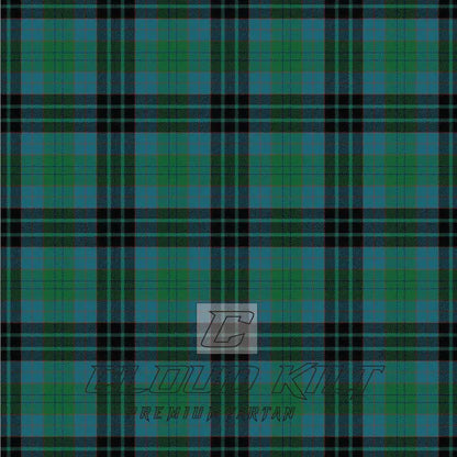 Lumsden Hunting Green Ancient Premium Tartan Kilt CLOUD KILT