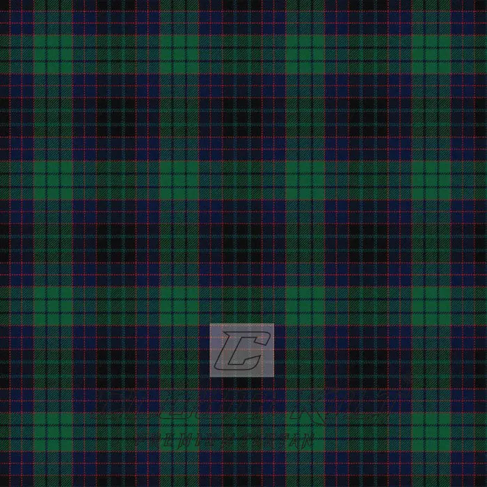 Lumsden Hunting Green Modern Premium Tartan Kilt CLOUD KILT