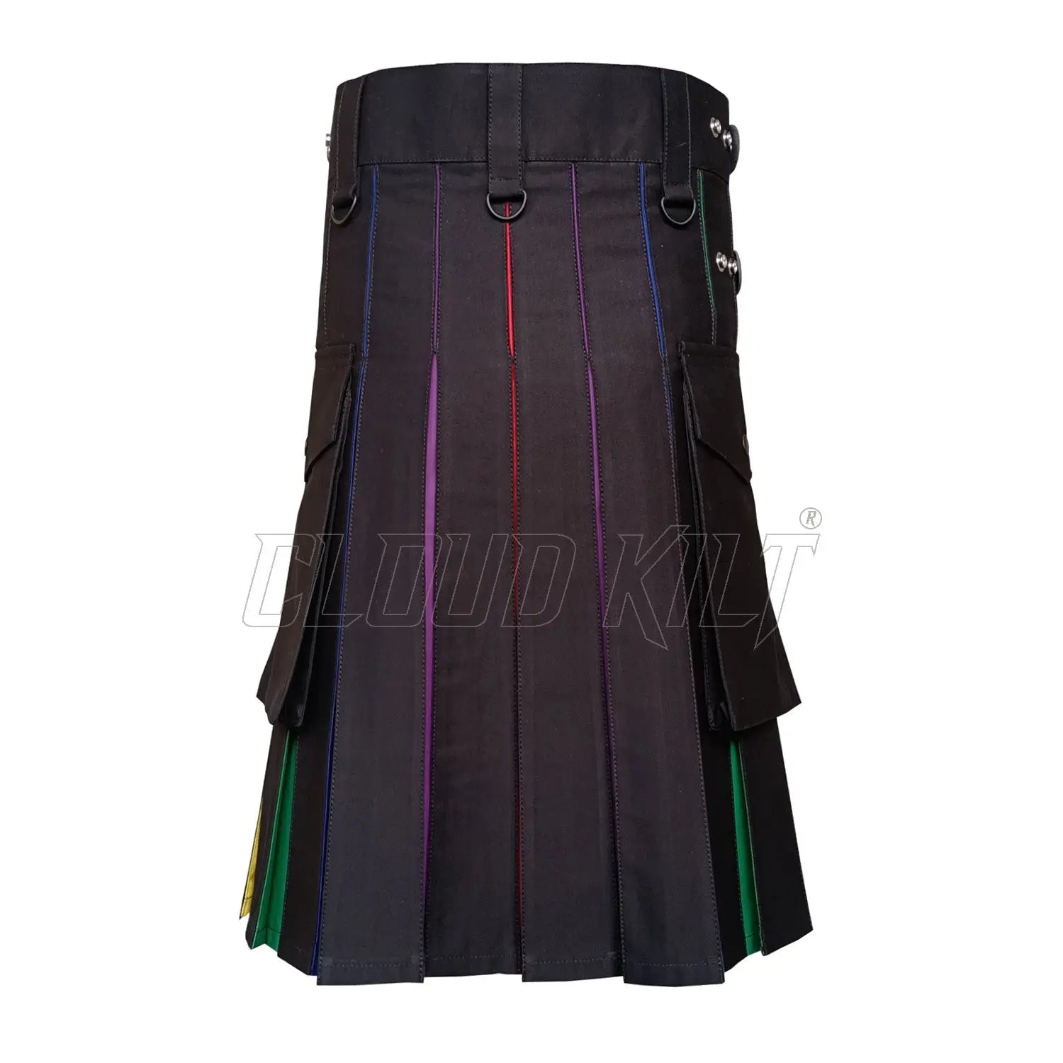 Rainbow Hybrid Deluxe Utility Kilt CLOUD KILT