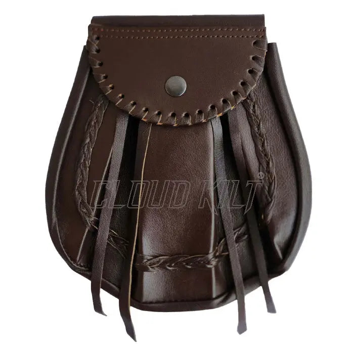 Rob Roy Brown Leather Sporran CLOUD KILT